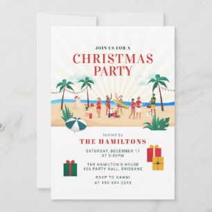 Fun Festive Christmas Holidays Party Invitation