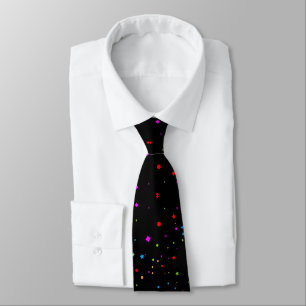 Fun Festive Rainbow Paint Splashes on Your Colour Tie