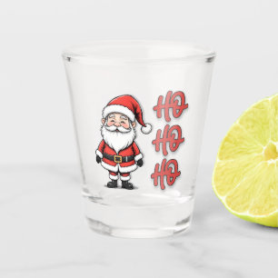 Fun Festive Santa Claus Ho Ho Ho Christmas Shot Glass