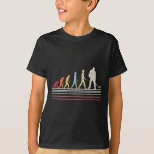 Fun Field Hockey Evolution Of Man Sport Retro Vint T-Shirt