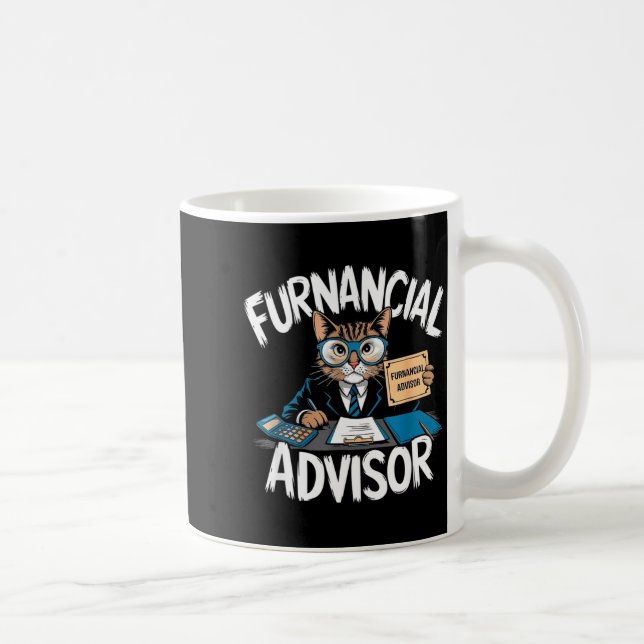 Fun Financial Planner Gift Funny Retirement Adviso Coffee Mug (Right)