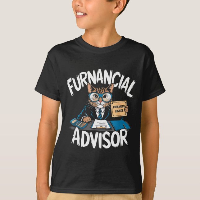 Fun Financial Planner Gift Funny Retirement Adviso T-Shirt (Front)