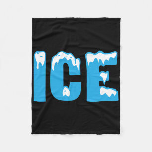 Fun Fire And Ice Costume Halloween Family Matching Fleece Blanket