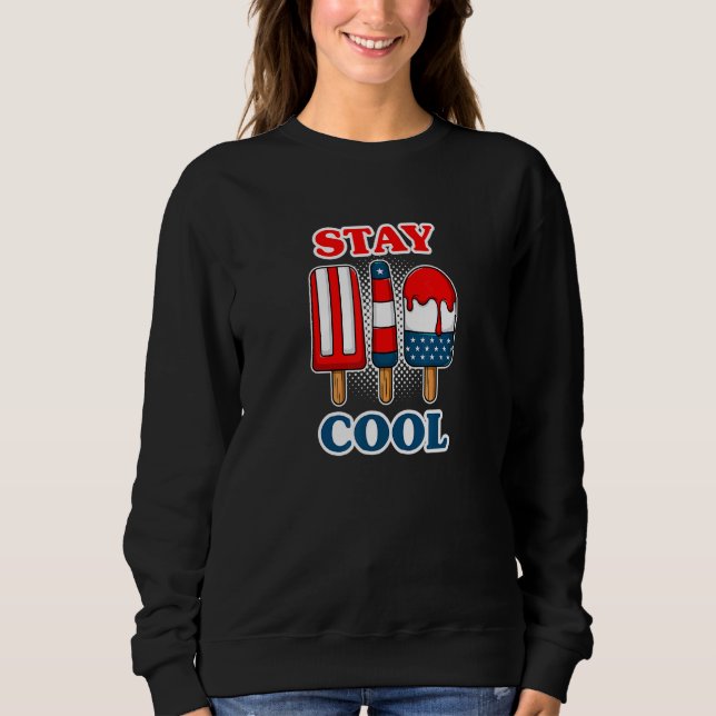 Fun Fireworks Firecracker Usa Flag 4th Of July Sweatshirt (Front)