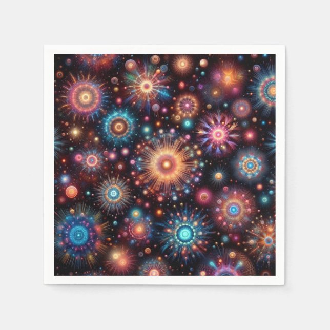 Fun Fireworks  Napkin (Front)