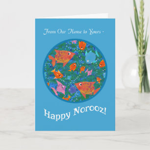 Fun Fish Norooz Card From Our Home to Yours