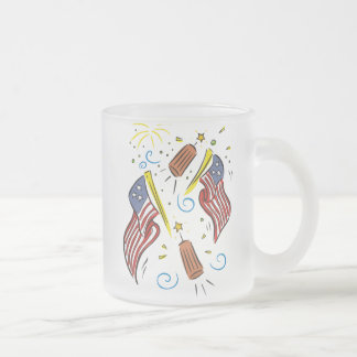 Fun flag, fireworks, firecrackers customisable mug