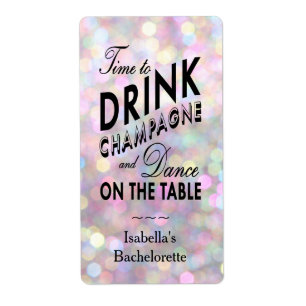 Fun & Flirty Wine Label