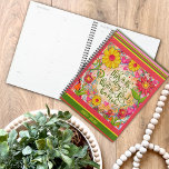 Fun Floral Bible Verse Cheerful Inspirivity  Planner<br><div class="desc">This pretty, Inspirivity This Is The Day quote and floral customisable planner is the perfect way to stay organised each day. The colourful and inspirational artwork makes a great personalised gift for family, friends, coworkers or teachers. Get one for yourself to stay organised all year long. Daily inspirational Inspirivity illustrations...</div>