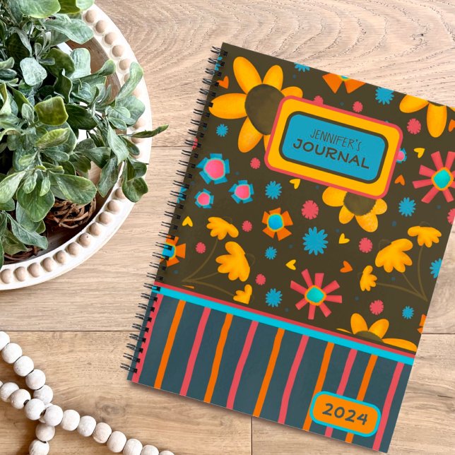 Fun Floral Personalised Inspirivity Journal (Creator Uploaded)