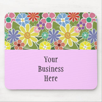 Fun Florals Bright Mousepad