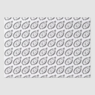 Fun Flounder Fish in Black and White Tissue Paper