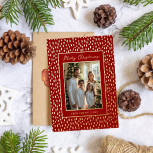 Fun Foil Christmas Card Template Customize