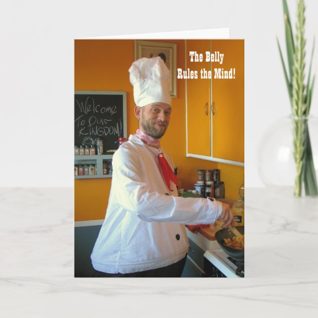 Fun Food Greeting Card! Card (Front)