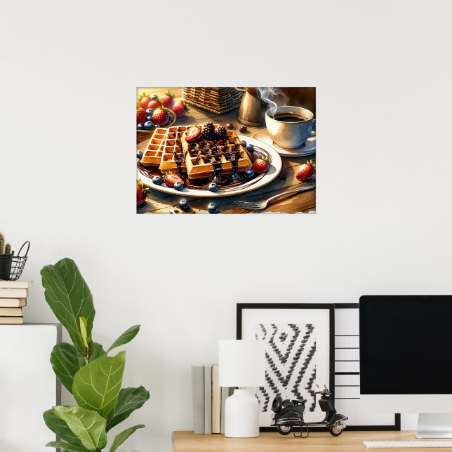 Fun food lovers kitchen  poster (Home Office)