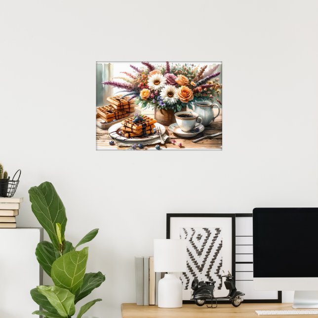 Fun food lovers kitchen Poster (Home Office)