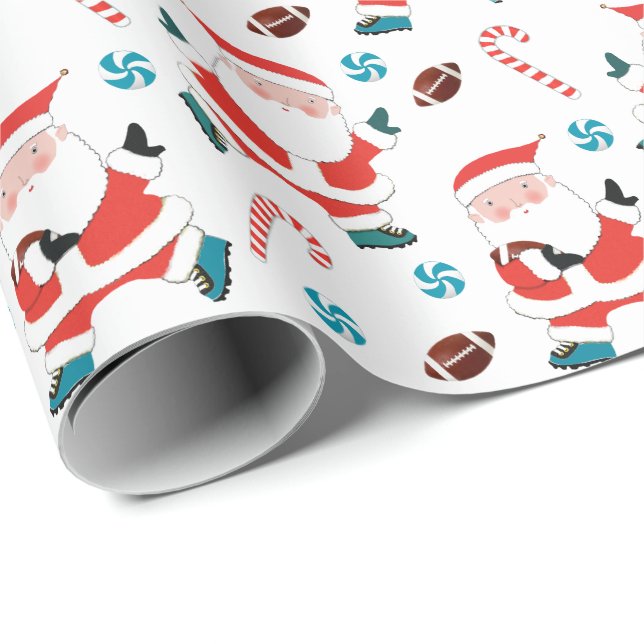 Fun Football Gift Wrapping Paper (Roll Corner)