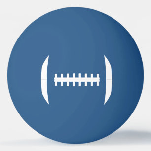 Fun Football Player / Coach Custom Number / Letter Ping Pong Ball