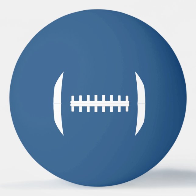 Fun Football Player / Coach Custom Number / Letter Ping Pong Ball (Front)