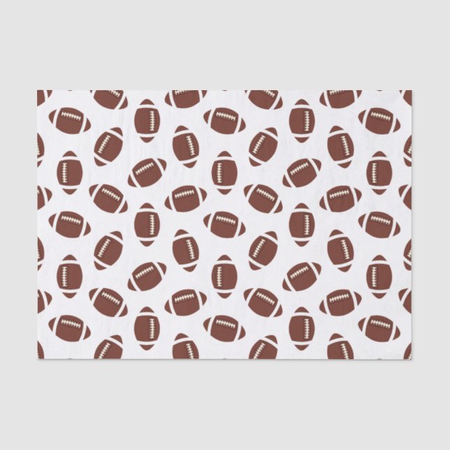 Fun Football sports pattern party tissue Paper (Front)