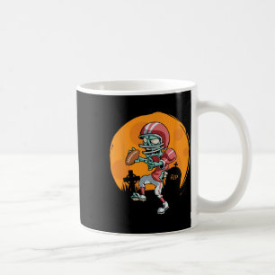 Fun Footll Zombie Player Halloween Footll Sport Gi Coffee Mug