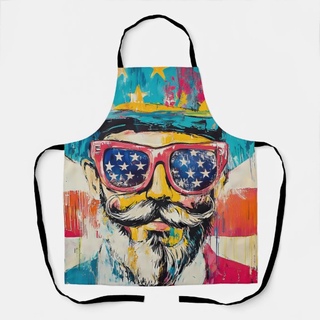 Fun Fourth of July  Apron (Front)