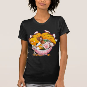 Fun Fox Ramen Japanese Noodles Cute Kawaii Anime G T-Shirt