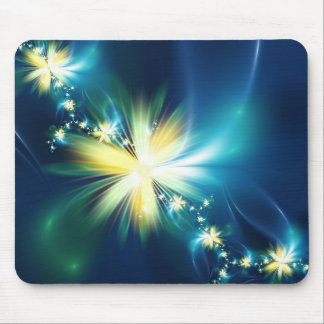 Fun Fractal Flower Mouse Pad