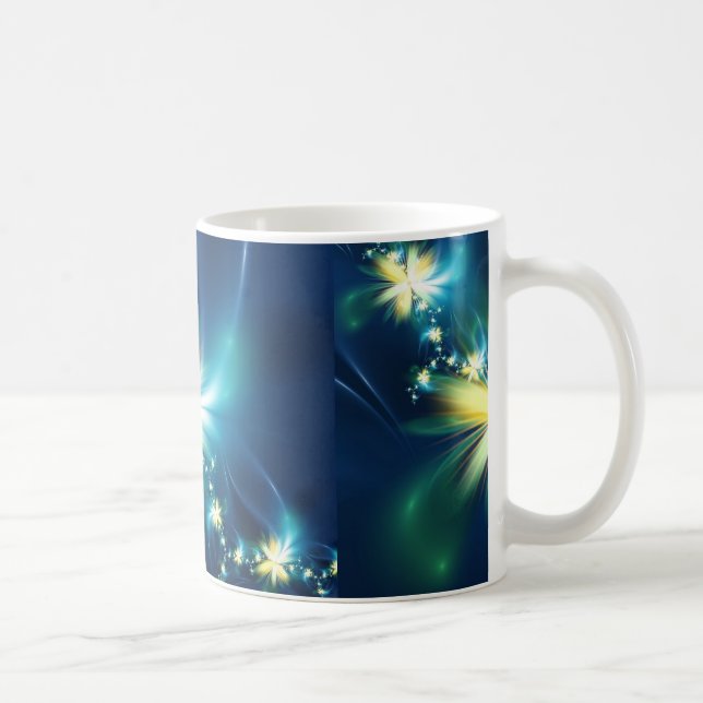 Fun Fractal Flower Mug (Right)