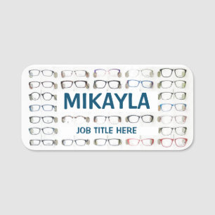 Fun Frames Optician Name Tag
