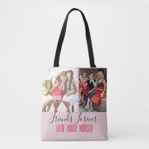 Fun Friendship Customized Photo   Tote Bag