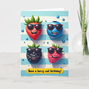 Fun Fruit Birthday Card