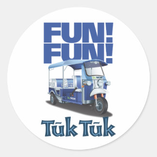 FUN FUN Tuk Tuk Classic Round Sticker
