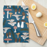Fun Fungi Mushroom Fern Pattern Tea Towel<br><div class="desc">Hope you like this design. Add your own text. Check my shop for more matching items like bath towels,  blankets,  pillows,  stickers,  mugs,  cards,  tissue paper as well as other patterns. 
Thanks for shopping with me! if you'd like something custom let me know!</div>