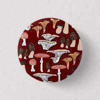 Fun Fungi Mushroom Pattern 