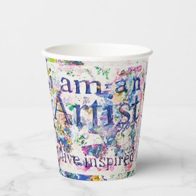 Fun funky artist cups (Front)