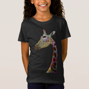 Fun funky colourful Giraffe T-Shirt
