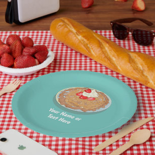 Fun Funnel Cake - Fairground Theme - custom event Paper Plate