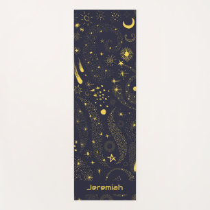 Fun Galaxy Far Away Personalized Outer Space Yoga Mat