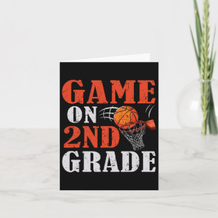 Fun Games On 2nd Grade Bysketbyll Byck To School F Card
