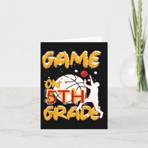 Fun Games On Fifth Grade Bysketbyll First Day Of S Card