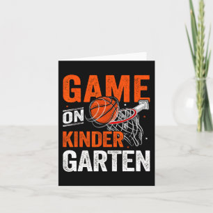 Fun Games On Kindergarten Basketball First Day Of  Card