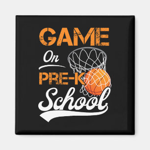 Fun Games On Pre-k Basketball First Day Of School Magnet