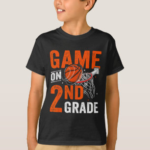 Fun Games On Second Grade Basketball First Day Of  T-Shirt