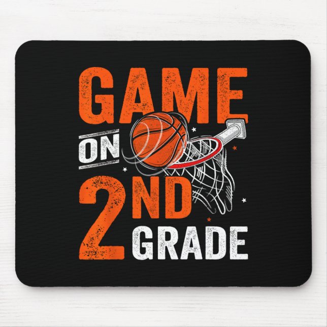Fun Games On Second Grade Bysketbyll First Day Of  Mouse Pad (Front)