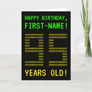 Fun, Geeky, Nerdy "95 YEARS OLD!" Birthday Card