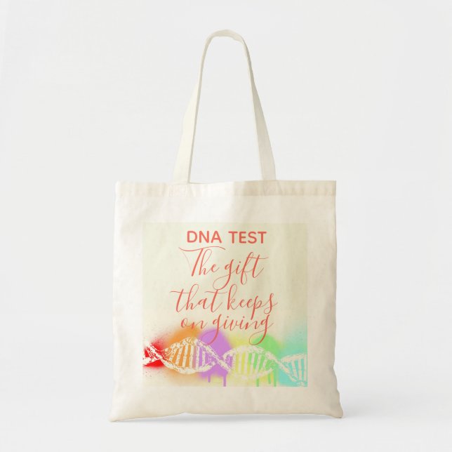 Fun Genealogy DNA Test the Gift that Keeps Giving  Tote Bag (Front)