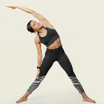 Fun geometric stylish black<br><div class="desc">Experience comfort and style with our modern black leggings. Featuring a classy geometric pattern below the knee, these leggings are perfect for busy women who want to look effortlessly stylish. Made with the utmost care, they provide a snug fit and are designed to keep you comfortable all day long. Elevate...</div>