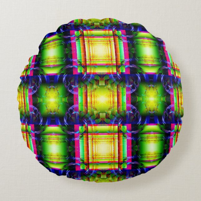 Fun Geometrics..... Round Cushion (Front)