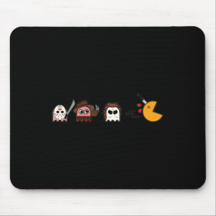 Fun Ghosts Parody Halloween Gamer 80's Horror Movi Mouse Pad